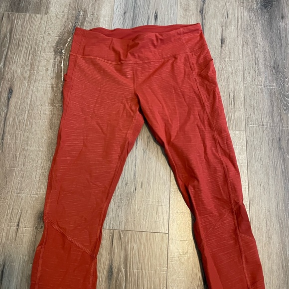 Pace Rival Mid-Rise Crop “22, burnt orange - Picture 1 of 3